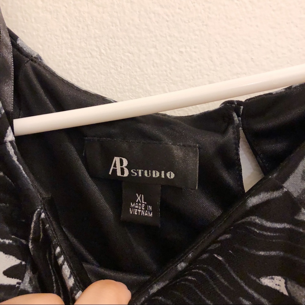 AB Studio career dress, black and grey, size xl - Picture 3 of 5